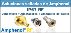 Pancarta de soluciones selladas de Amphenol RF