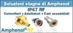 Amphenol RF Banner soluzioni stagne di Amphenol RF