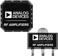 Image of Analog Devices' ADL5534ACPZ-R7: 20 MHz to 500 MHz IF Amplifier ADL5320ARKZ-R7: 400 MHz to 2700 MHz RF Driver Amplifier