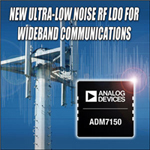 Imagen del regulador lineal con caída baja ADM7151 de Analog Devices