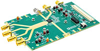 Imagen del convertidor ascendente de banda Ka ADMV4530 de Analog Devices