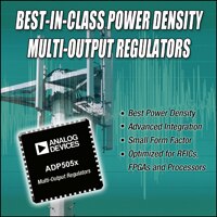 Image of Analog Devices' ADP5053 Multi-Output Regulator