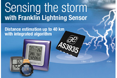 Image of ScioSense's AS3935 Franklin Lightning Sensor