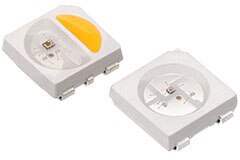 Image of Bivar SMTLA5050 Series SMD Top View Addressable LED