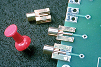 Image of Bomar's E-Snap&trade; Subminiature Edge Mount Connectors