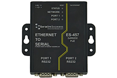 Image of Brainboxes ES-457 Ethernet to Serial - PoE