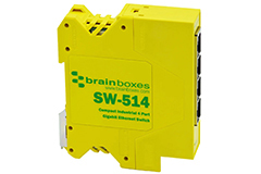 Image of Brainboxes SW-514 Industrial Ethernet Switch