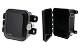 Heavy-Duty NEMA 4X Hinged Black Box - Bud Industries