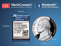 무선 센서 네트워킹을 위한 CEL Bluetooth® 저에너지(BLE) 모듈 이미지