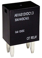 Abbildung: Kfz-Relais der Serie A6 von CIT