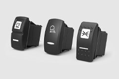Image of Carling Technologies' V-Series Contura® Rocker Switches
