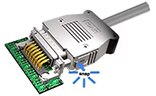 SnapLock D-Sub Hoods - Amphenol