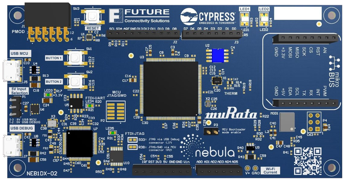 Nebula IoT Reference Design Board - Infineon Technologies | DigiKey