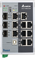 Bild des industriellen Ethernet-Switches von Delta