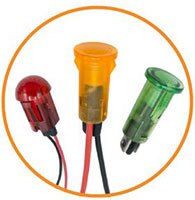 Image of Dialight's 655 Series 1/2' Snap-in Panel Mount Indicators