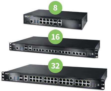 Connect® EZ 8/16/32 Serial Servers - Digi | DigiKey