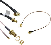 Image of Digi's RF Cables with RP-SMA, UMCC, U.FL Connectors for Digi XBee® Modules