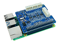Imagen de la DAQ HAT de medición de voltaje MCC118 de Diligent
