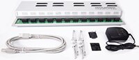 Image of Digilent's USB-SSR24 24-Channel Solid-State Relay USB Device