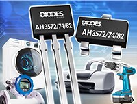 Image of Diodes' AH3572/4 and AH3582 Hall Effect Omnipolar Switches