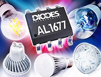 Diodes 的 AL1677 通用高效率、高準確度 LED 驅動器轉換器圖片