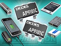 Image of Diodes' AP9101C Li+ Battery Protection IC for Single Cell Pack