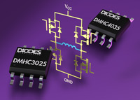 Image of Diodes DMHC3025LSD and DMHC4035LSD MOSFET H-Bridges
