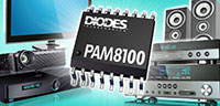 Image of Diodes PAM8100 3 VRMS Line Driver with Adjustable Gain