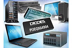 Image of Diodes Incorporated PI3EQX64904 64 GT/s PAM4 4-Channel PCIe® 6.0 Linear ReDriver™