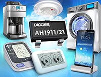 Diodes 的超低功率全極性霍爾效應開關影像