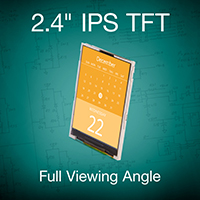 Image of Displaytech's 2.4' TFT LCD with Full Viewing Angle (IPS)