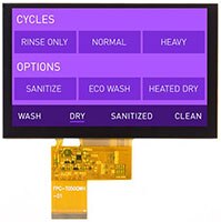 Displaytech 的 5" 彩色 TFT LCD 显示屏图片