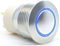 Image of E-Switch PVA6 Series Illuminated, Long Life Anti-Vandal Switch