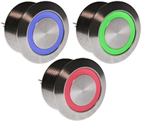 Immagine dell'interruttore antivandalismo serie PVT4 di E-Switch