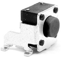 Image of E-Switch's TL3336 Series Right-Angle Tact Switch