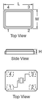 Image of ECS Inc International's Tight Tolerance 'Super Miniature' Crystal - ECX-1637/2236 (CKM)