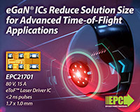 Image of EPC's EPC21701 Laser Driver IC