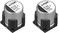 Image of TDK Corporation B409x Series SMD Hybrid Polymer Aluminum Electrolytic Capacitors 
