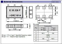 Image des oscillateurs commandés en tension VG-4231CA d'Epson