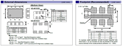 vg-4513 diagram for external dimensions and footprint