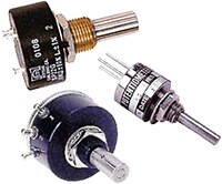 Image des potentiomètres rotatifs monotours de précision d'ETI Systems