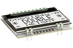 Image of DISPLAY VISIONS' DOGS104-A Series Compact Low-Power Flexible (4x10) Character LCD