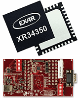 Image of Exar Corporation's XR34350 Multiprotocol Transceiver and Eval Board