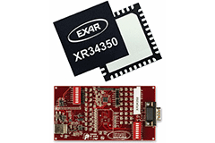 Image of MaxLinear's XR34350 Multiprotocol Transceiver and Eval Board