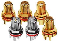 Image of GCT IP-Rated PCB Edge-Mount SMA Connectors with up to 18 GHz