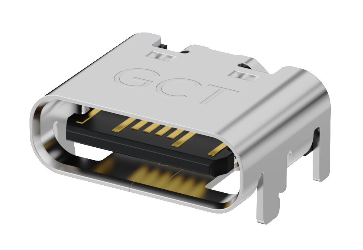 Simplex Recept USB Type-C® Receptacles - GCT | DigiKey