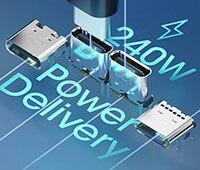 GCT 的 USB Type-C® 電力傳輸連接器圖片