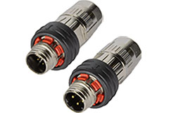 Image of HARTING M12 Push-Pull Inner-Locking Shielded Connectors