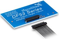 Hirose DF53 系列線對板連接器的圖片