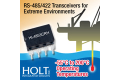 Image of Holt Integrated Circuits' HI-4853H High Operating Temperature Transceivers